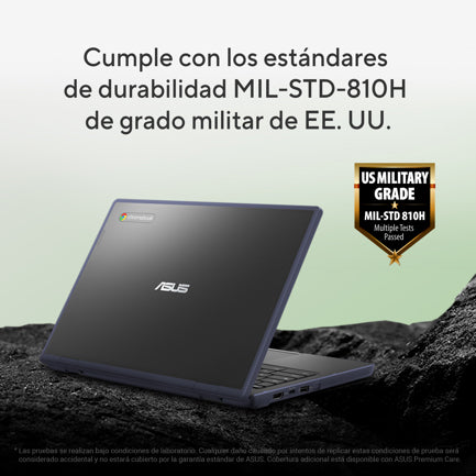 Laptop Asus Chromebook CR1104FTA-C8G64-C1 11.6" HD Táctil Intel N150 8GB 64GB EMMC ChromeOS Gris Incluye Stylus