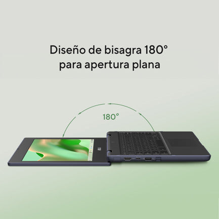 Laptop Asus Chromebook CR1104FTA-C8G64-C1 11.6" HD Táctil Intel N150 8GB 64GB EMMC ChromeOS Gris Incluye Stylus
