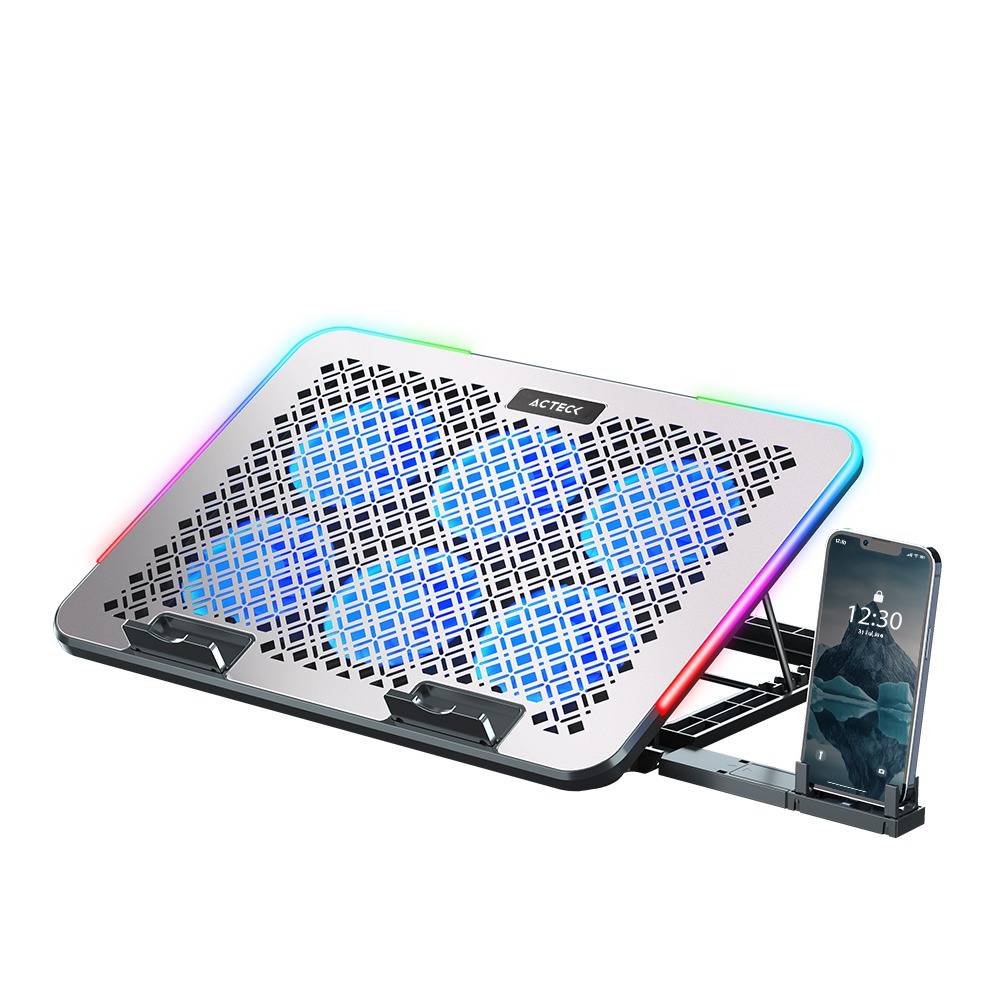 Base Enfriadora Acteck para Laptop 15.6" Froost Raw BE630 Color Aluminio
