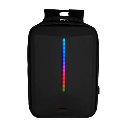 Vorago BP-500 15.6" Backpack Start The Game RGB Lighting Configurable App USB Black