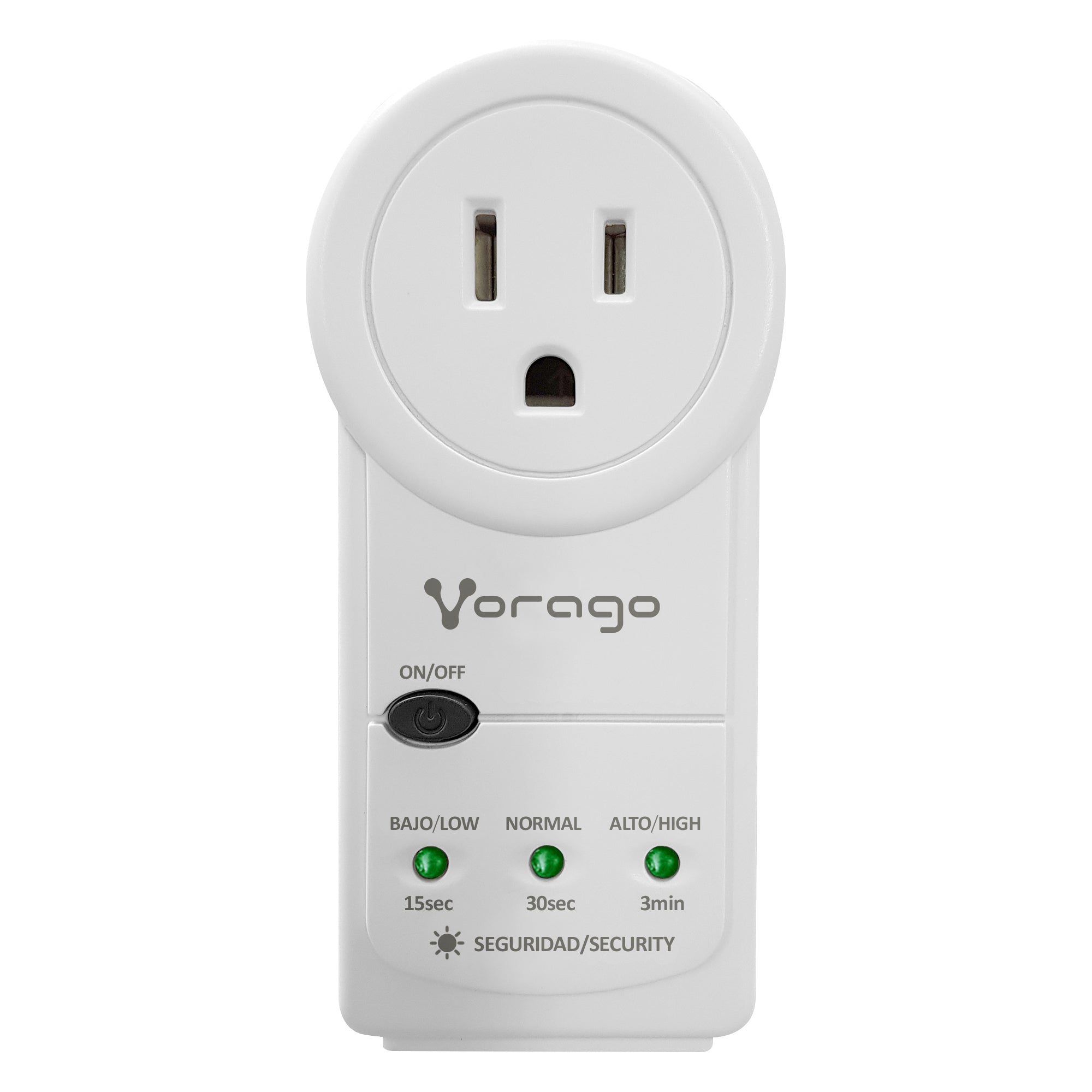 Protector de Voltaje Vorago AVR-300 RJ45/RJ11 Portatil 1800W Electrodomesticos Blanco