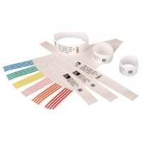 Zebra Z-Band Direct Polypropylene Wristbands, Adhesive Closure, 200/roll, 6 rolls/box for ZD510-HC