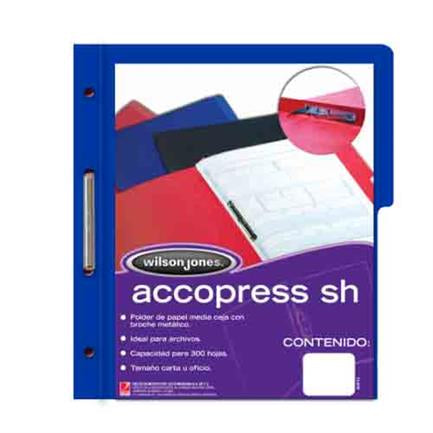 Acco Pressboard Folder MC P4554 Letter Dark Blue Box of 10
