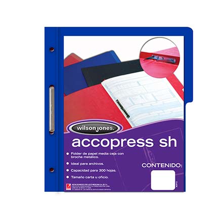 ACCO PRESS FOLDER MC P4565 LEGAL SIZE DARK BLUE PK/10
