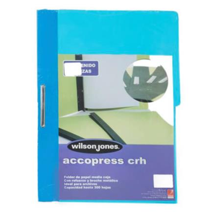 ACCOPRESS CRH CTA NP LIGHT BLUE B/10