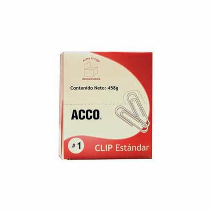 ACCORD STANDARD CLIP No.1 STAINLESS 10 PACKS W/100 CLIPS