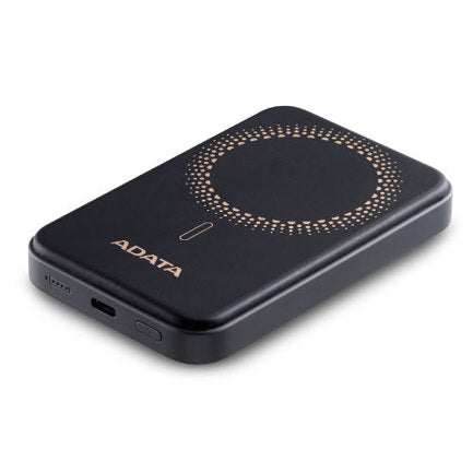 Power Bank Adata R050 de Carga Rapida y Magnetica Inalambrico 5000 MAH color Negro