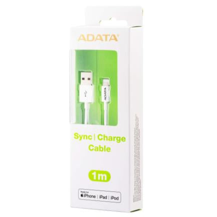 Adata Lightning USB-A 2.0 Cable 1m White
