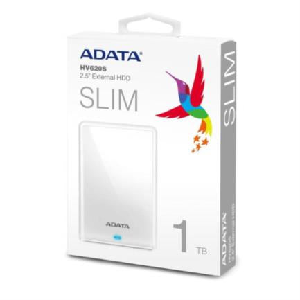 Disco Duro Externo Adata 1TB HV620S 2.5" USB 3.1 Blanco