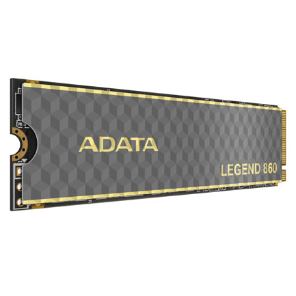 Unidad de Estado Sólido SSD Adata Legend 860 500GB PCIE Gen4 M.2 2280 5000/3000Mbs Compatible con PS5 Disipador Alu