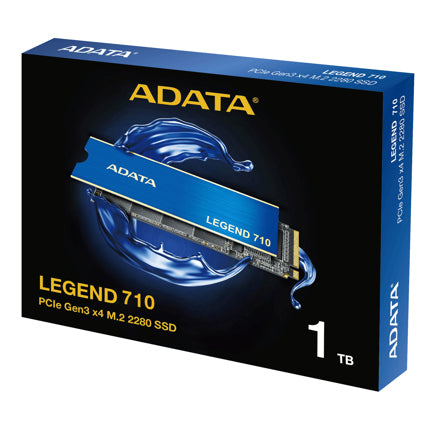 Unidad de Estado Solido SSD Adata 1TB M.2 Nvme 1800 MB/s Escritura 2400 MB/s Lectura PCI Express 3.0