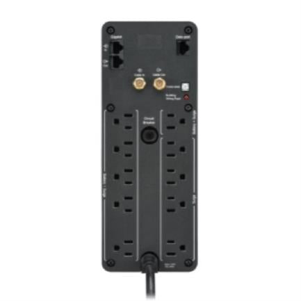UPS APC Pro BR 1100VA/600W 120V Lead-Acid Battery 10 Outlets Black AVR LCD Interface LAM