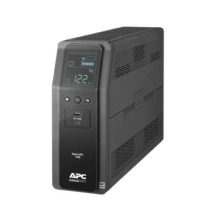 UPS APC Pro BR 1100VA/600W 120V Lead-Acid Battery 10 Outlets Black AVR LCD Interface LAM