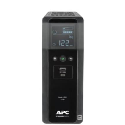UPS APC Pro BR 1100VA/600W 120V Lead-Acid Battery 10 Outlets Black AVR LCD Interface LAM