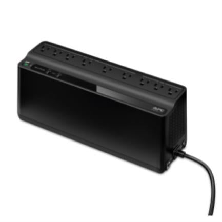 Back UPS APC ES 850VA/450W 120V Lead Battery 9 Outlets Black