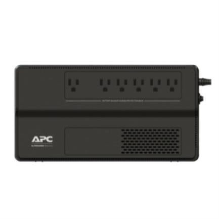 UPS APC Easy BV 650VA/375W AVR 120V Lead Battery 6 Outlets Black