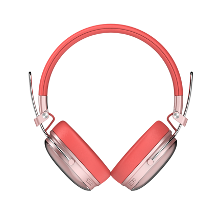 Audífonos Inalámbricos Acteck Over Ear Luxe Chic HP710 Recargables Elite Salmon