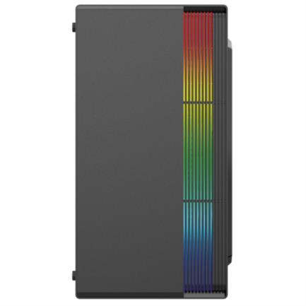 Gabinete Acteck Mini Torre Fusion II GI440 Max MB M-ATX 1xUSB 3.0 Advanced Series Negro