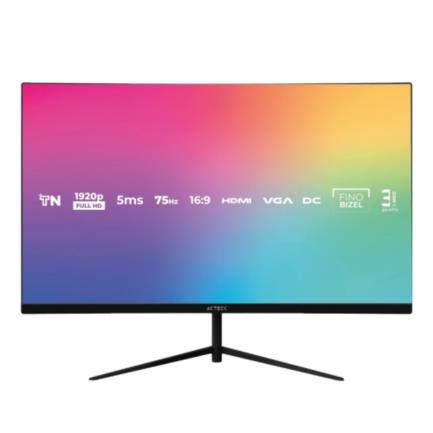 Monitor Acteck 27" Captive Vivid SP270 FHD 1080p 100Hz 5ms Elite Series Negro
