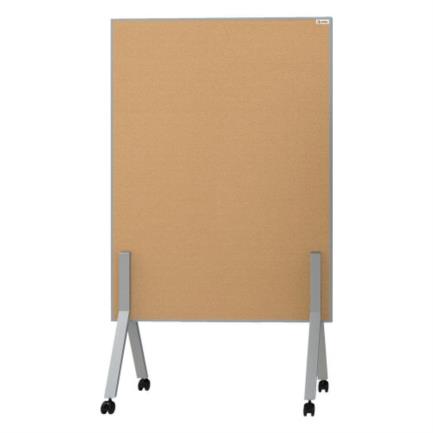 Alfra Nex Mobile Whiteboard Double Surface Whiteboard and Cork 150x110cm