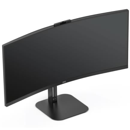 AOC 34" Professional Curved Monitor VA 1500-R 3440x1440 HDMI DP USB-C DP AltMode 100hz 1ms USB Hub Windows Hello We