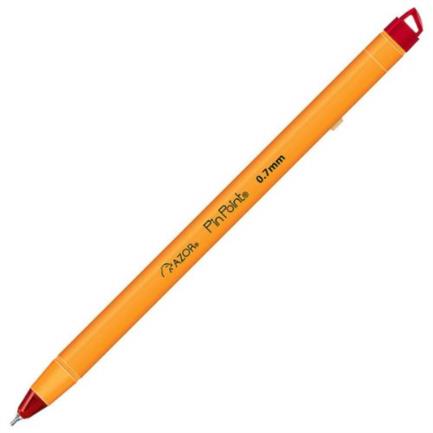 Bolígrafo Azor Pin Point Fino 0.7mm Rojo Caja C/12