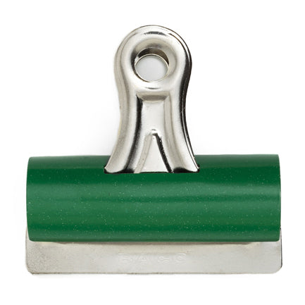 BACO BULL-DOG PAPER CLIP No.400 GREEN 76MM C/12