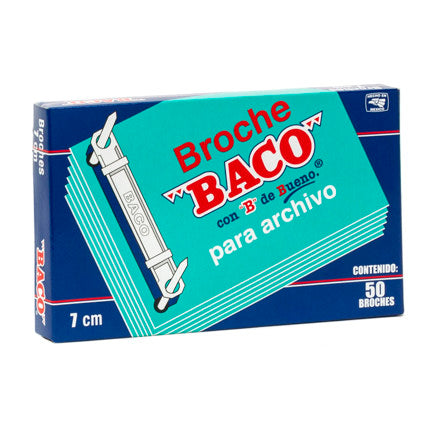 BACO PAPER FASTENER 7 CM PACK OF 50
