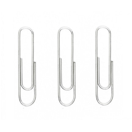 Clip Baco Standard #1 Galvanized Pack with 10 Boxes with 100 Clips each