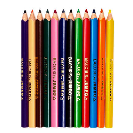 JUMBO TRIANGULAR RAINBOW PENCILS BOX OF 12