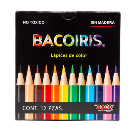 Baco Bacoiris Short Colors Box W/12 Pcs