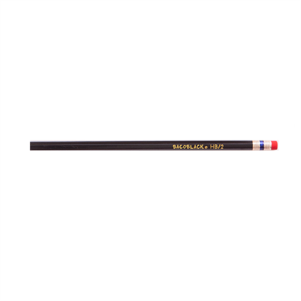Baco Bacoblack Graphite HB-2 Pencil, 100 pcs.