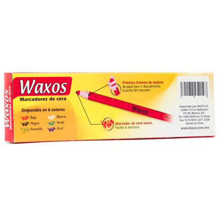 WAX MARKER BACO BLUE B/12