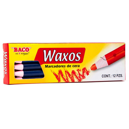 WAX MARKER BACO BLUE B/12