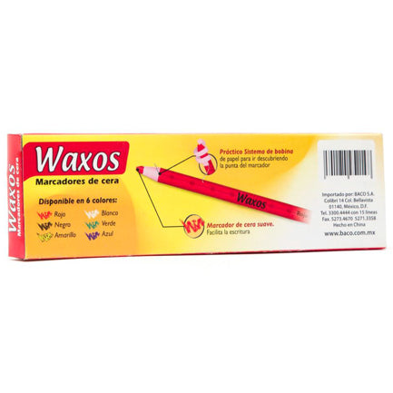 WAX MARKER GREEN PK/12