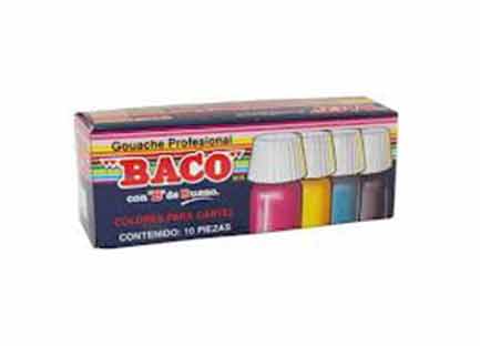 BACO PAINT FOR POSTERS 20ML BROWN #57-A PACK/10
