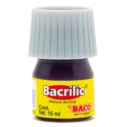 BACO ACRYLIC PAINT VIOLET 15ML C/10