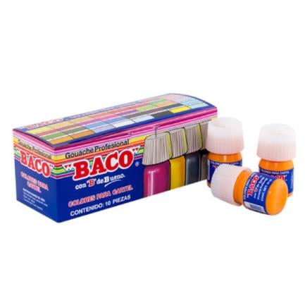 Baco Paint for Poster 20ml Orange Color C/10 pcs