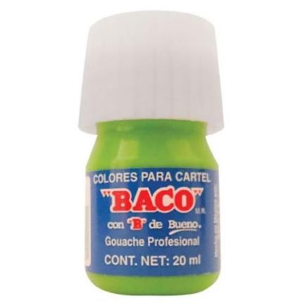 Baco Paint for Posters 20ml Yellowish Green Color Pk/10