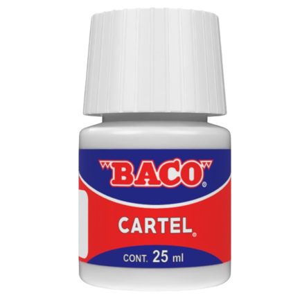 Baco 72 White Poster Paint 25ml
