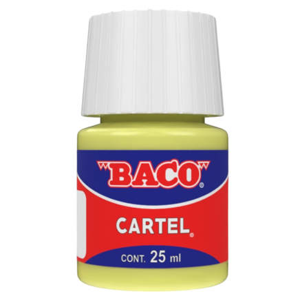Baco 80 Pastel Yellow Poster Paint 25ml