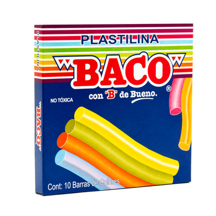 BACO MODELING CLAY BARS P/10