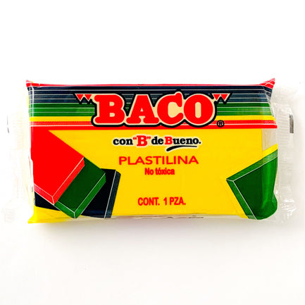 BACO MODELING CLAY BAR 180G YELLOW No. 51