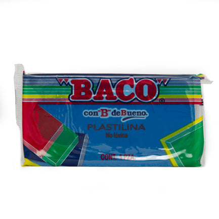 BACO MODELING CLAY BLOCK 180G DARK BLUE No.56