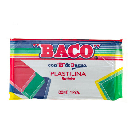 PLASTILINA BACO MARQUETA 180GR WHITE No.60