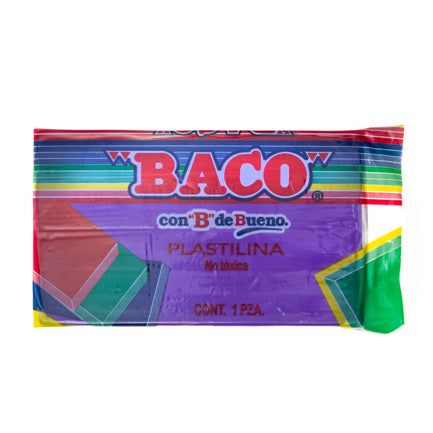 PLASTILINA BACO MODELING CLAY 180G VIOLET No.63
