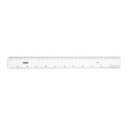 Baco R-2050 Plastic Ruler 50cm No Bevel