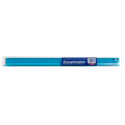 Baco Scale Ruler RG021 30cm 6 Scales Assorted Colors Hanging Card