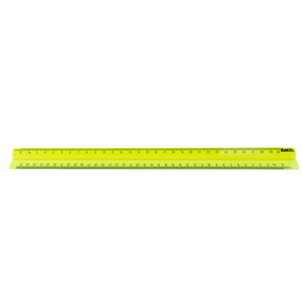 Baco Scale Ruler RG021 30cm 6 Scales Assorted Colors Hanging Card
