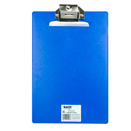 BACO PLASTIC TABLE COLOR CHART